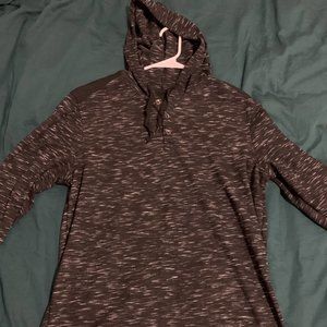 Rock & Republic dark grey hooded long sleeve